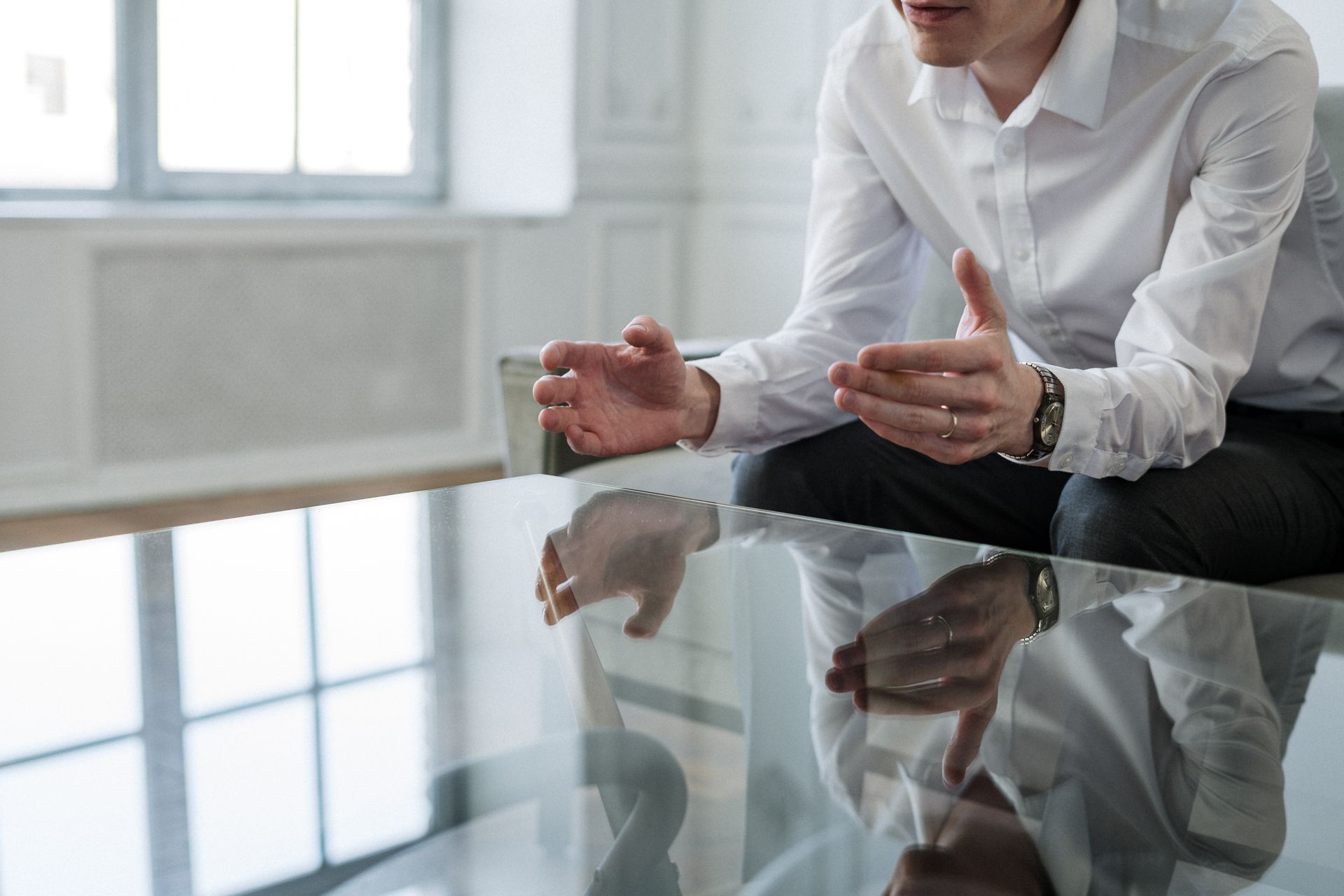 one-on-one executive coaching conversation