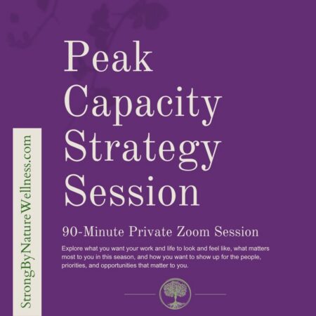 Peak Capacity Strategy Sessions with Larisa Harrington